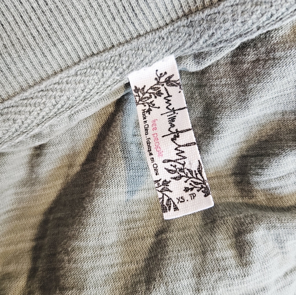 Free People Intimately Just Because Jumpsuit, Olive Green, Oversized Size Xs - Picture 5 of 6